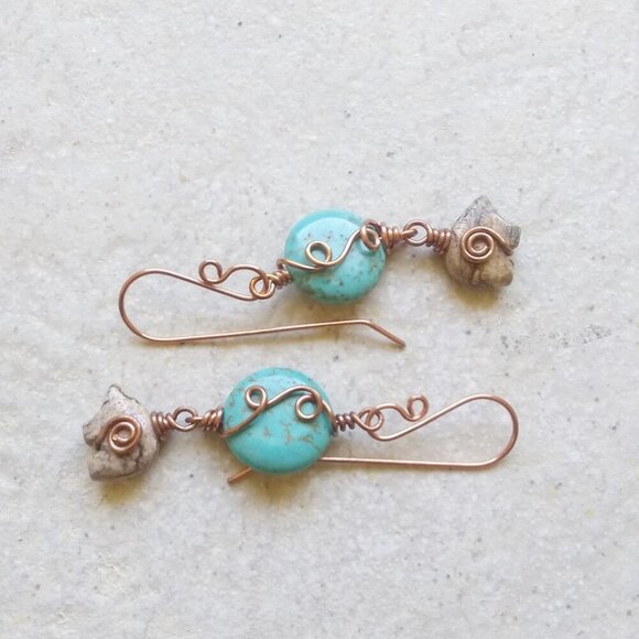 Hand Crafted Jewelry - Southwestern Vibes! Mama Bears! Handmade Totem Bears & Spirit Animal Earrings